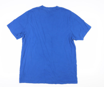 Unisex Adults UK Size 4446 Jacamo Blue  T-Shirt