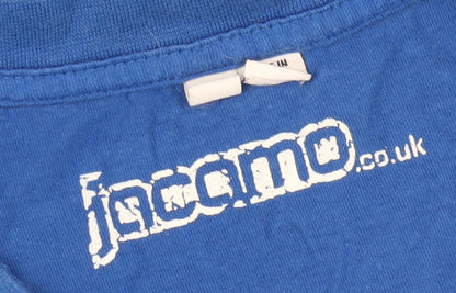 Unisex Adults UK Size 4446 Jacamo Blue  T-Shirt