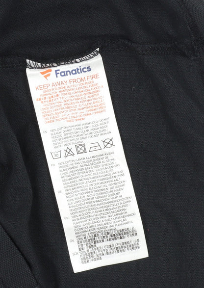 Men's Fanatics Black Polo Shirt, Size S