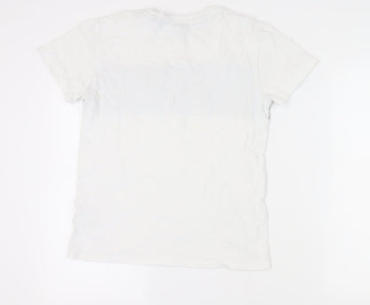 Superdry Men's White Vintage T-Shirt Size S