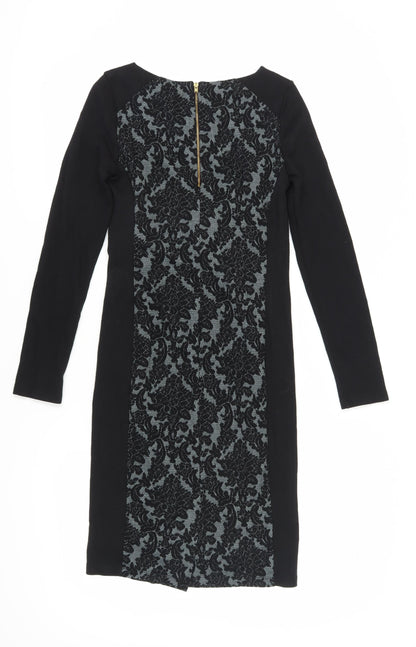 Phase Eight Women's Black Sheath Dress Size 10