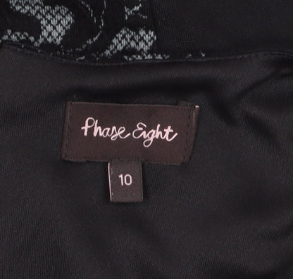 Phase Eight Women's Black Sheath Dress Size 10