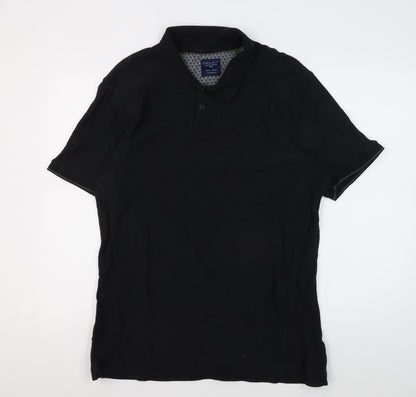 Steel & Jelly Men's Black XL Polo Shirt, Cotton