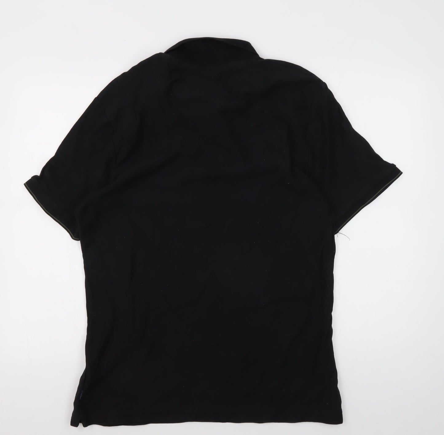 Steel & Jelly Men's Black XL Polo Shirt, Cotton