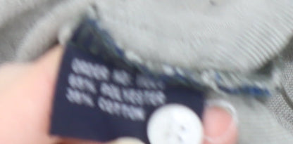 Donnay Men's Grey Striped Polo Shirt, Size L, Regular Fit