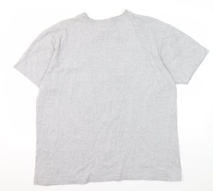 The Needles Men’s Grey XL Patriotic Graphic T-Shirt