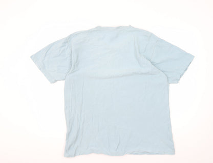 Mens UK Size M Columbia Blue  T-Shirt
