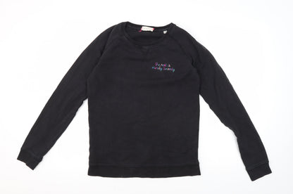 Lisa Macario Women's Black Pullover Sweatshirt