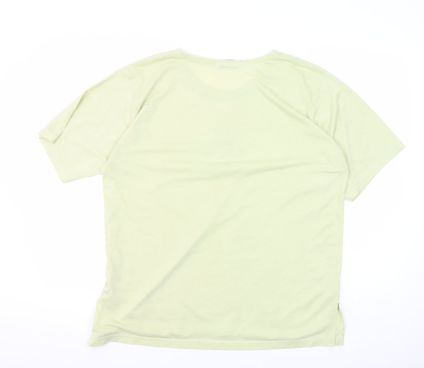 Hoang Collection Green Embroidered XL T-Shirt