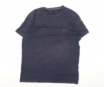 Tommy Hilfiger Men's Blue Crew Neck T-Shirt L