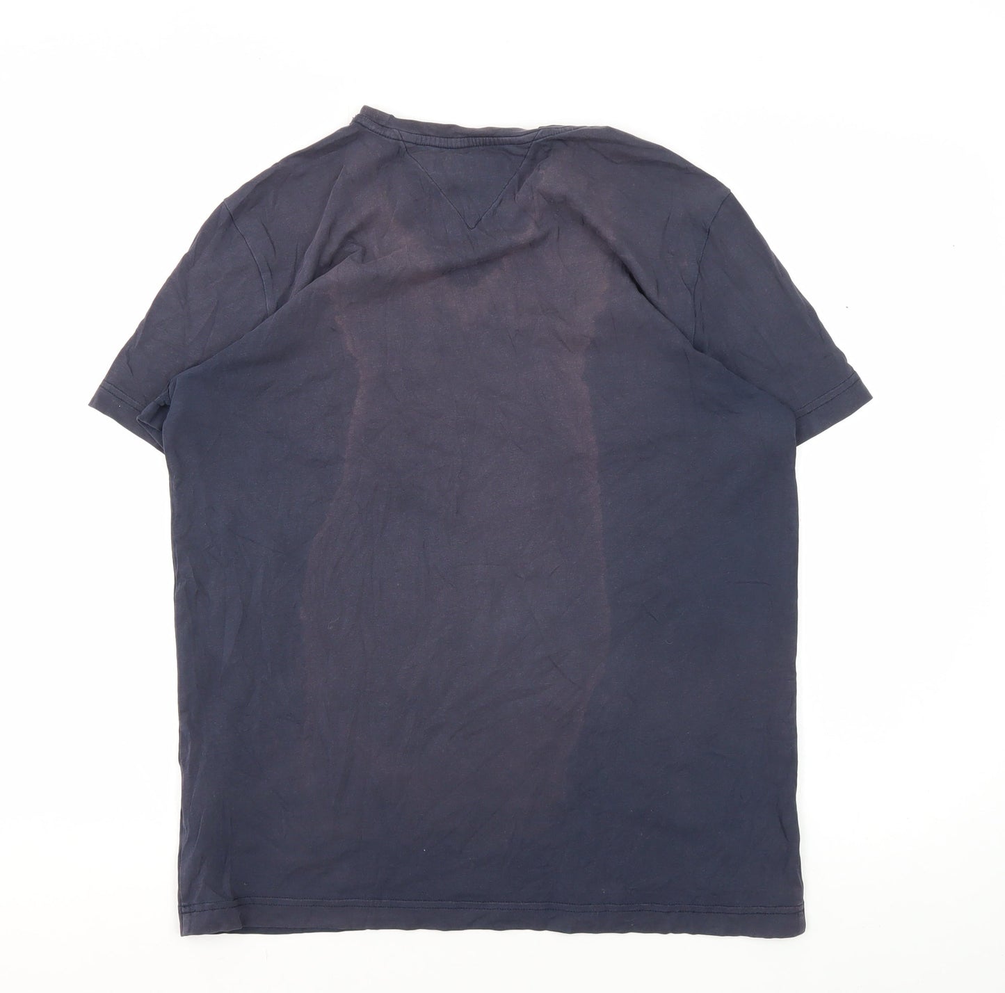 Tommy Hilfiger Men's Blue Crew Neck T-Shirt L