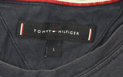 Tommy Hilfiger Men's Blue Crew Neck T-Shirt L