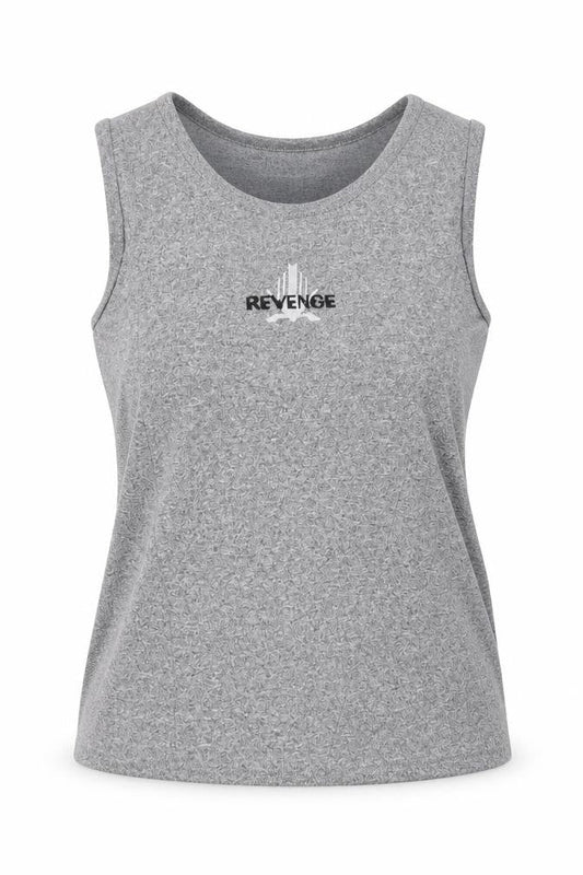 Revenge Grey Unisex Tank Top M - Breathable Activewear