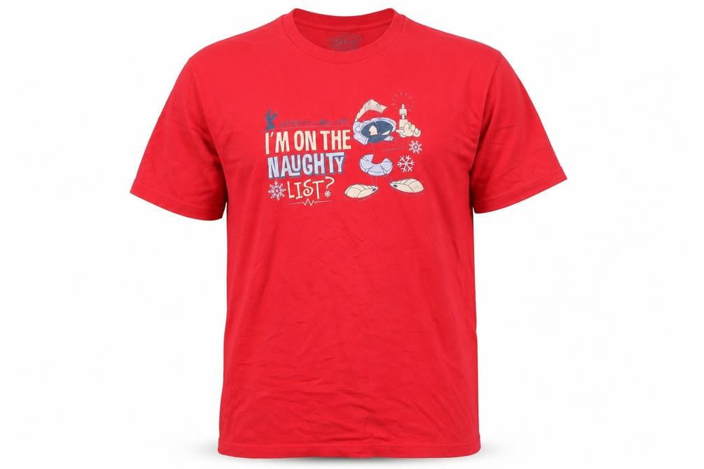 Mens UK Size 2XL Looney Tunes Red  T-Shirt