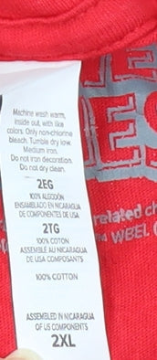 Looney Tunes Men's Red Christmas 2XL T-Shirt