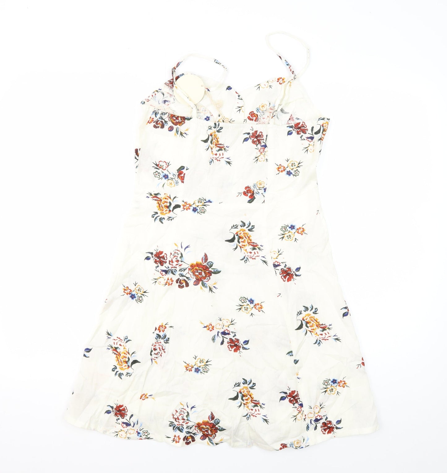 Earth Angel Women's Multicoloured Floral A-Line Dress XS