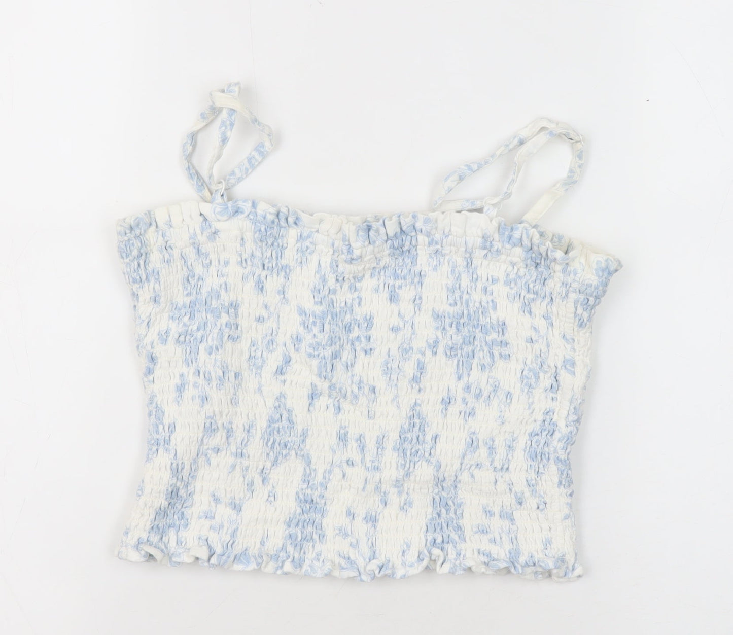 Teens UK Size 4 Marks and Spencer White Cropped Camisole