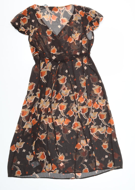 Next Women's Multicoloured Floral Dress 12