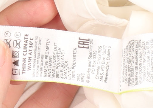 Marks and Spencer Women's Multicoloured Pleated Skirt Size 12