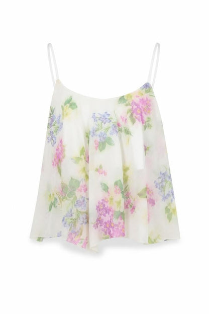 Womens UK Size 4 New Look Multicoloured Camisole Tank