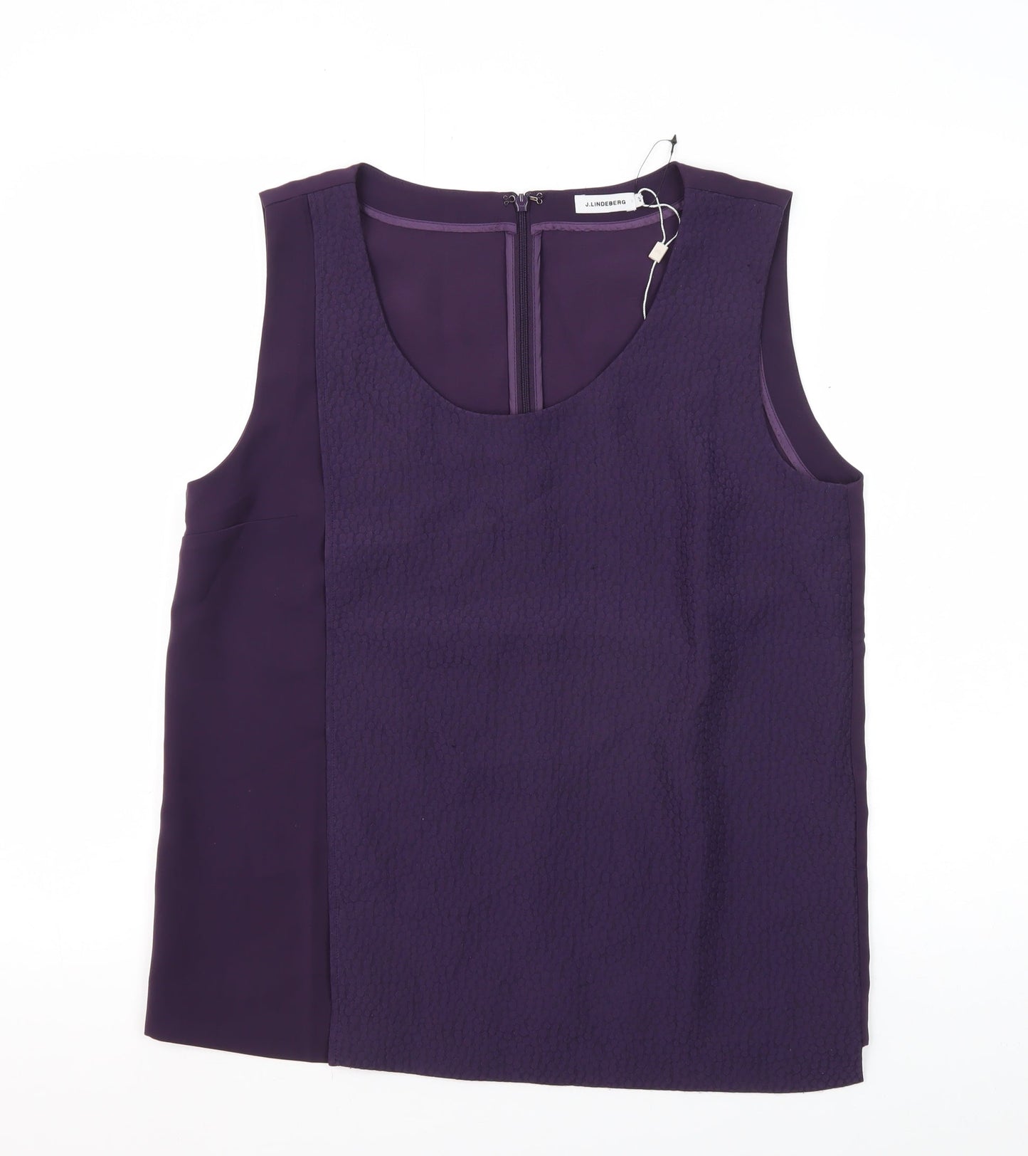 J. Lindeberg Women's Purple Sleeveless Blouse Size 12