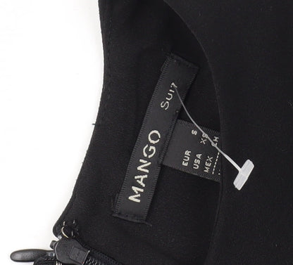 Mango Women's Black Bodycon Dress Size 8