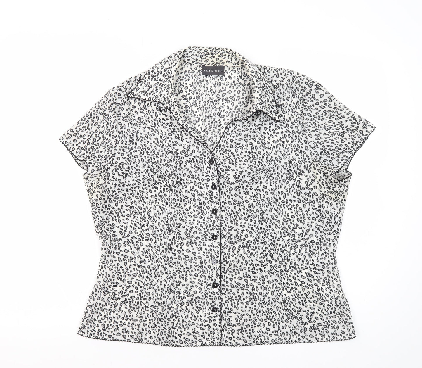 Womens UK Size 18 Alex & Co. Multicoloured  Button-Up