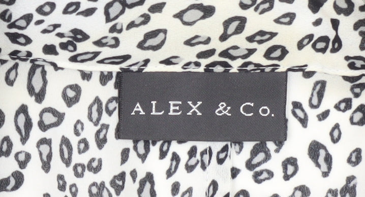 Womens UK Size 18 Alex & Co. Multicoloured  Button-Up