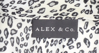 Womens UK Size 18 Alex & Co. Multicoloured  Button-Up