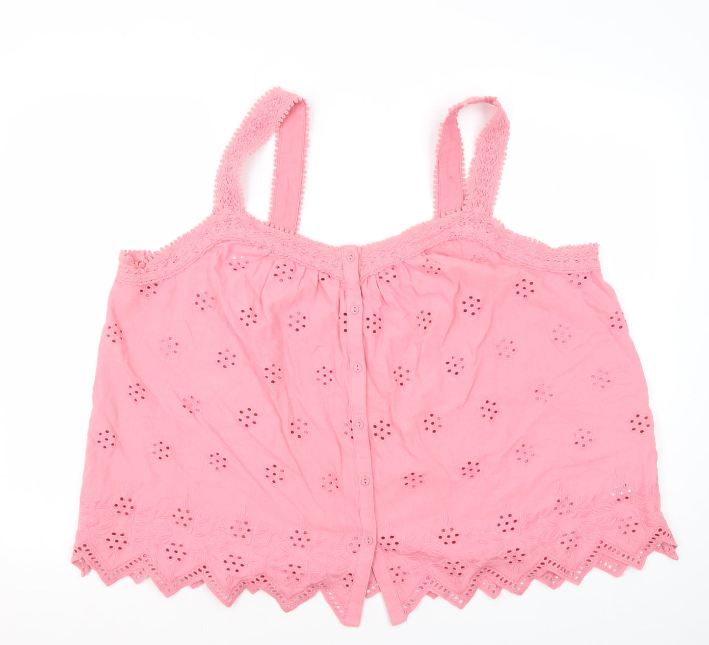 Womens UK Size 22 Marks and Spencer Pink Camisole Blouse