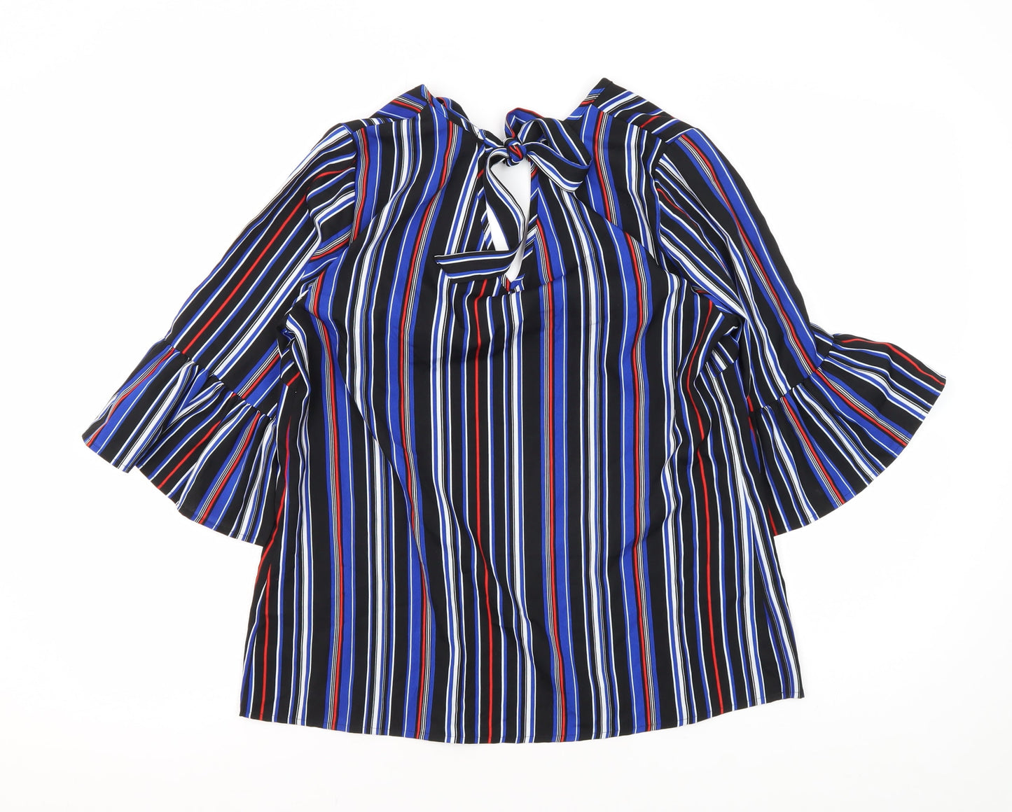 Papaya Women's Multicoloured Striped Blouse Size 12