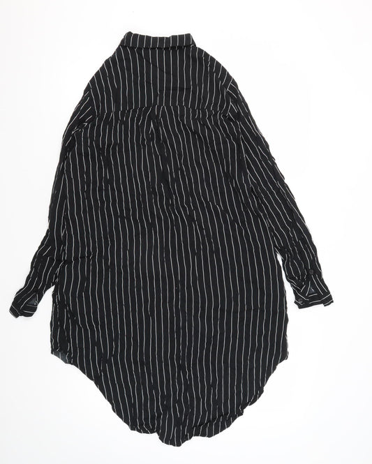 Womens UK Size 10 H&M Black Basic Blouse