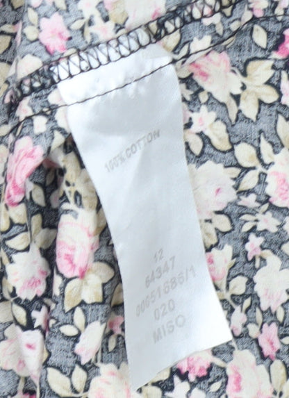 Womens UK Size 12 Miso Multicoloured Camisole Tank