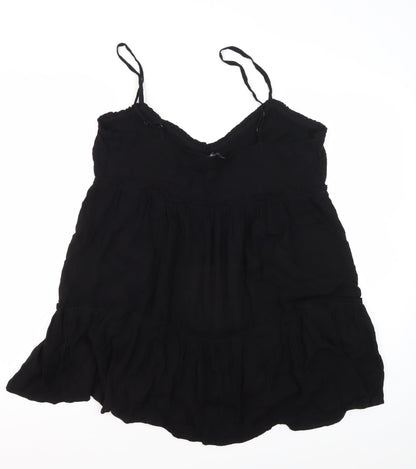 Womens UK Size 12 New Look Black Camisole Tank