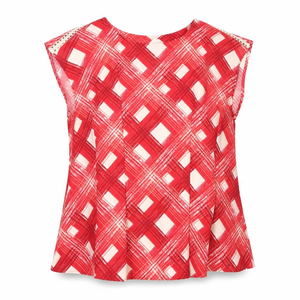 Womens UK Size 10 NEXT Red Basic Blouse
