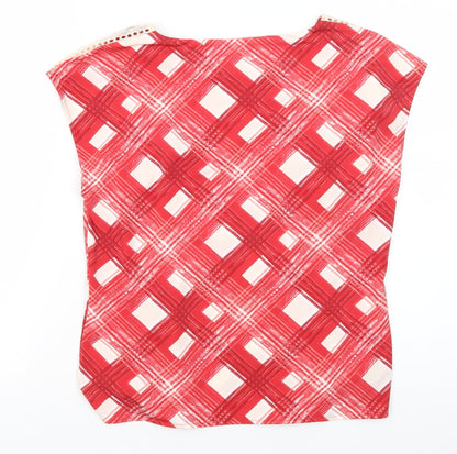 Womens UK Size 10 NEXT Red Basic Blouse