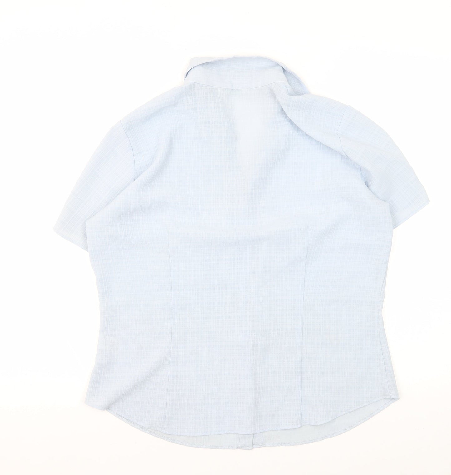 Womens UK Size 16 Marks and Spencer Blue  Button-Up