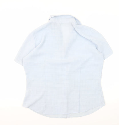 Womens UK Size 16 Marks and Spencer Blue  Button-Up