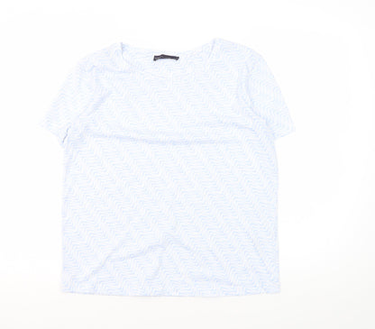 Marks and Spencer Women's Blue Regular Fit T-Shirt
