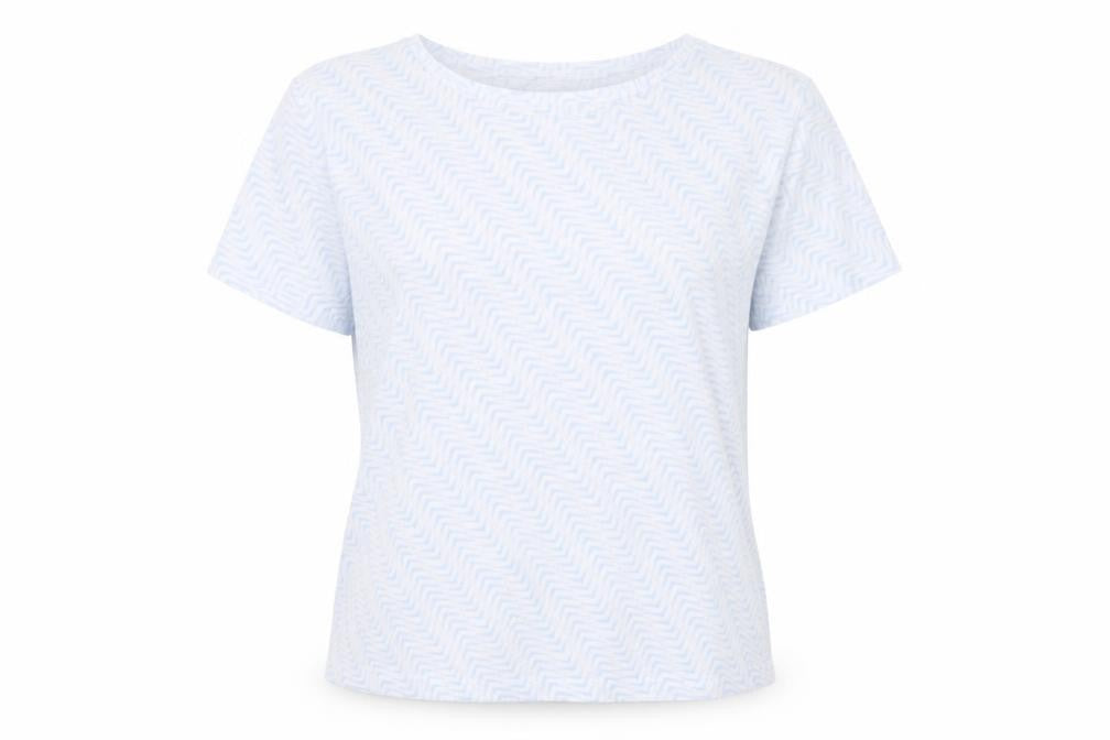 Marks and Spencer Women's Blue Regular Fit T-Shirt