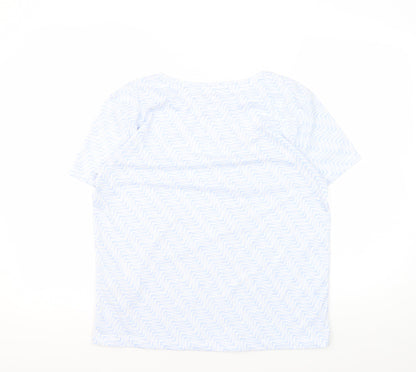 Marks and Spencer Women's Blue Regular Fit T-Shirt