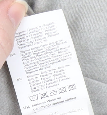 Karrimor Women's Grey V-Neck T-Shirt Size 8