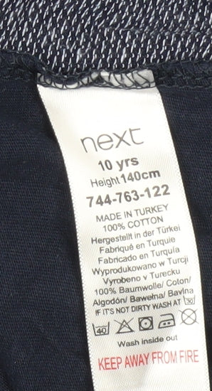 Next Boys Blue Casual Short Sleeve T-Shirt 10 Years