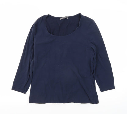 Laura Ashley Women's Blue Long Sleeve T-Shirt UK 12
