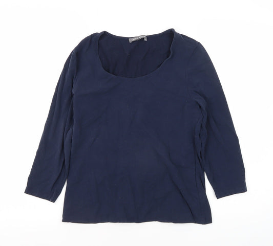 Laura Ashley Women's Blue Long Sleeve T-Shirt UK 12