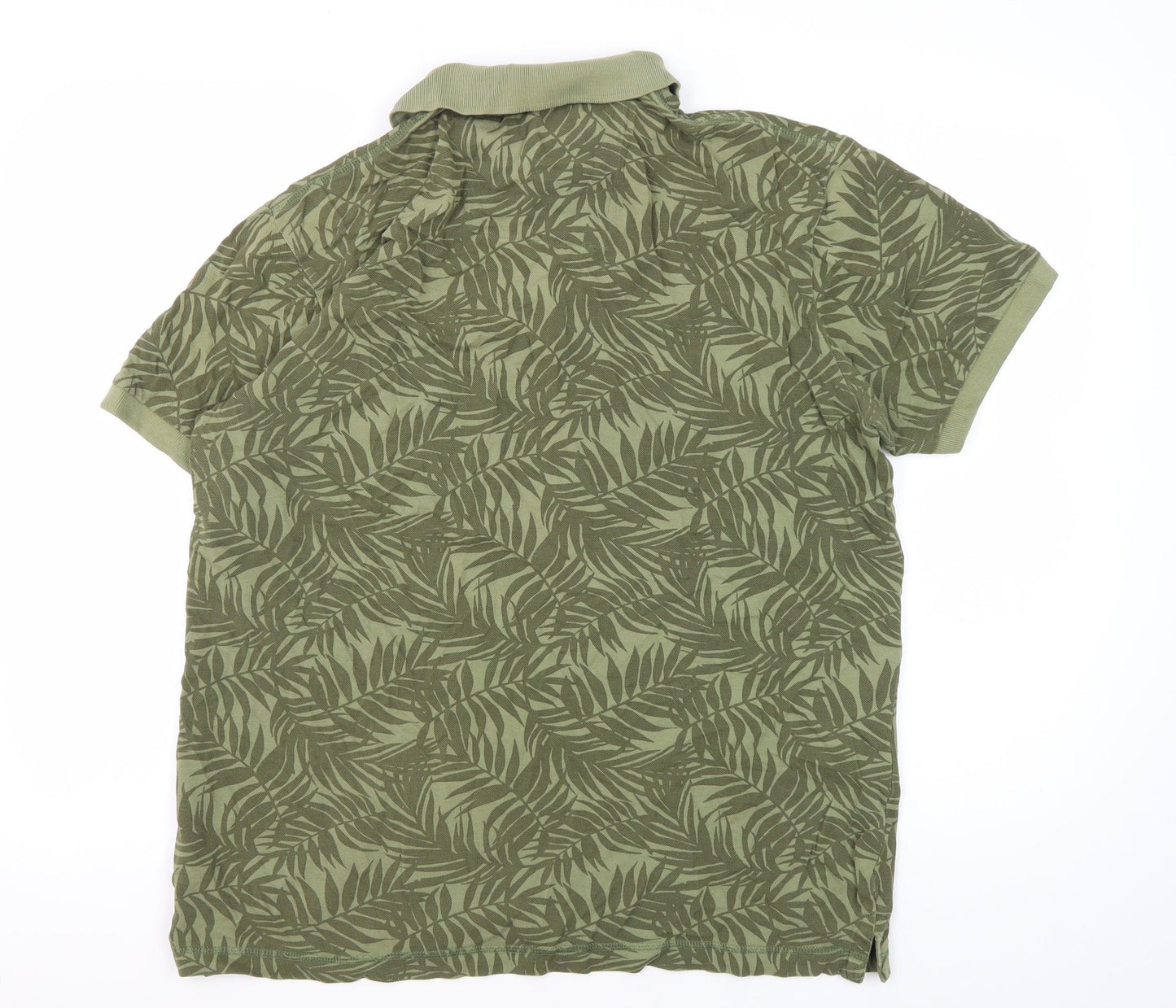 Cotton Traders Men's Green Polo Shirt, L, Nature Design