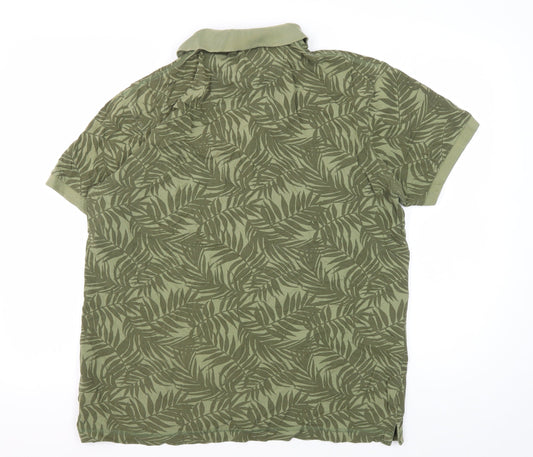 Cotton Traders Men's Green Polo Shirt, L, Nature Design