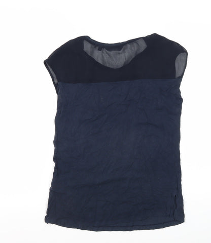 Womens UK Size 6 NEXT Blue Basic T-Shirt