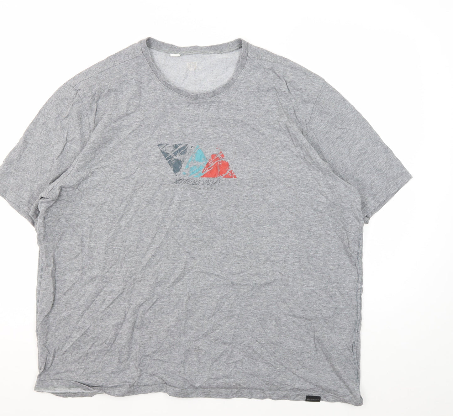 Osklen Men's Grey Graphic Short Sleeve T-Shirt XL