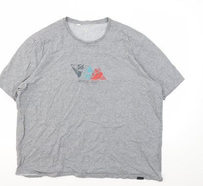 Osklen Men's Grey Graphic Short Sleeve T-Shirt XL